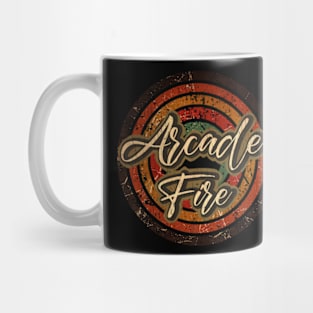 Arcade Fire - vintage design on top Mug